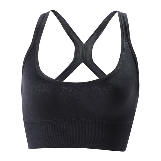 LC20 Cross Lock Sports Bra - Black